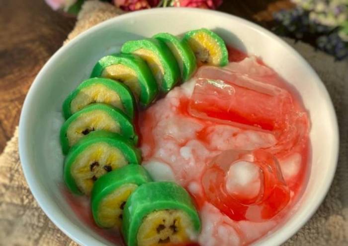 Pisang ijo puasa makanan menggoda sashy bali