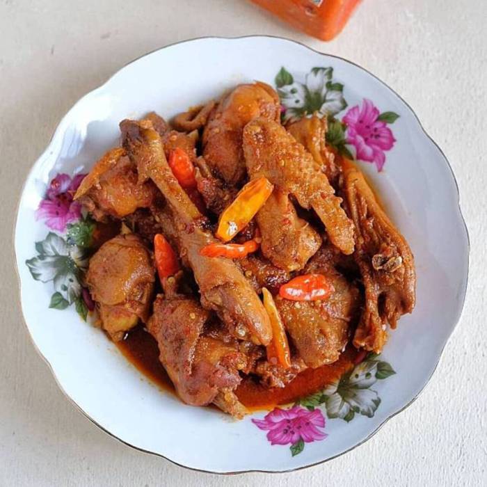 Resep krengsengan pedas kaki ayam