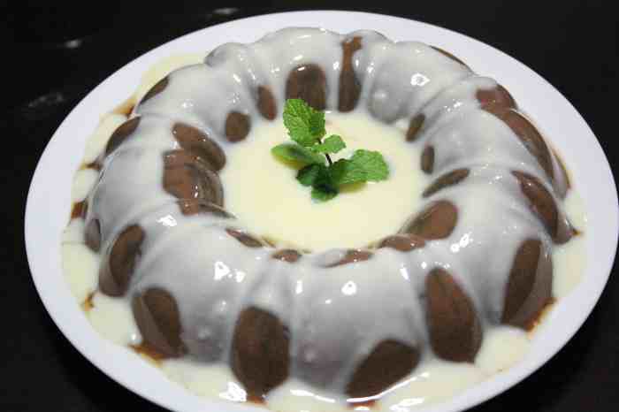 Puding coklat