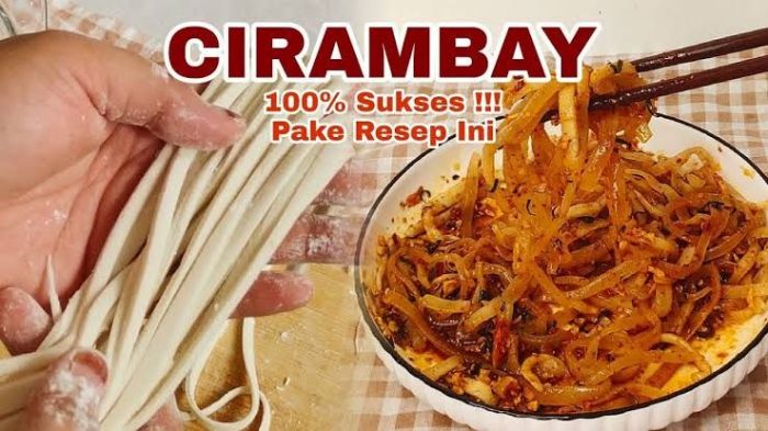 Resep cirambay bandung yang lagi viral dan cara membuatnya