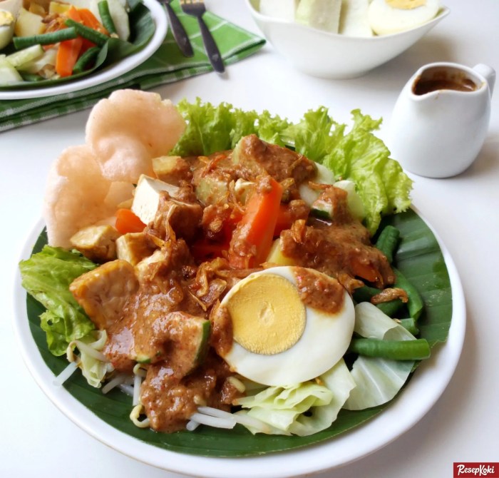 Resep gado gado betawi dan langkah langkah membuatnya