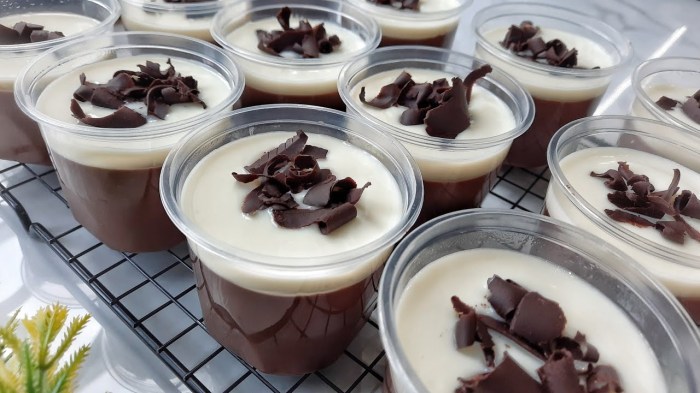 Puding coklat vla susu resep