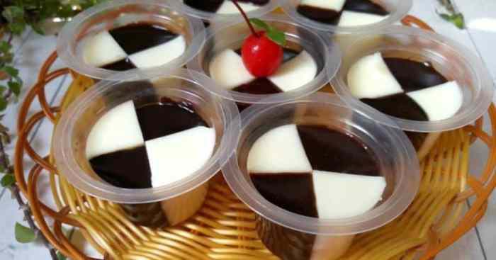 Fla puding coklat saus lembut mudah dibuat enak resep