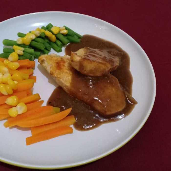 Resep chicken steak