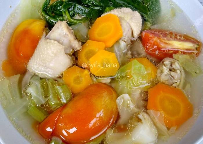 Resep sop ayam yang menyegarkan dan cara membuatnya