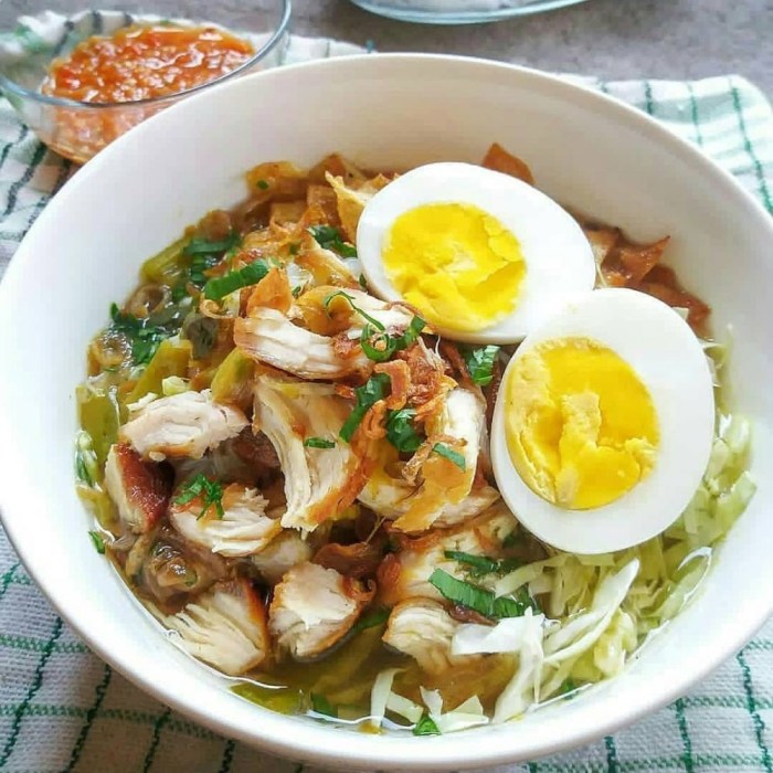 Resep soto ayam dan cara membuat soto ayam