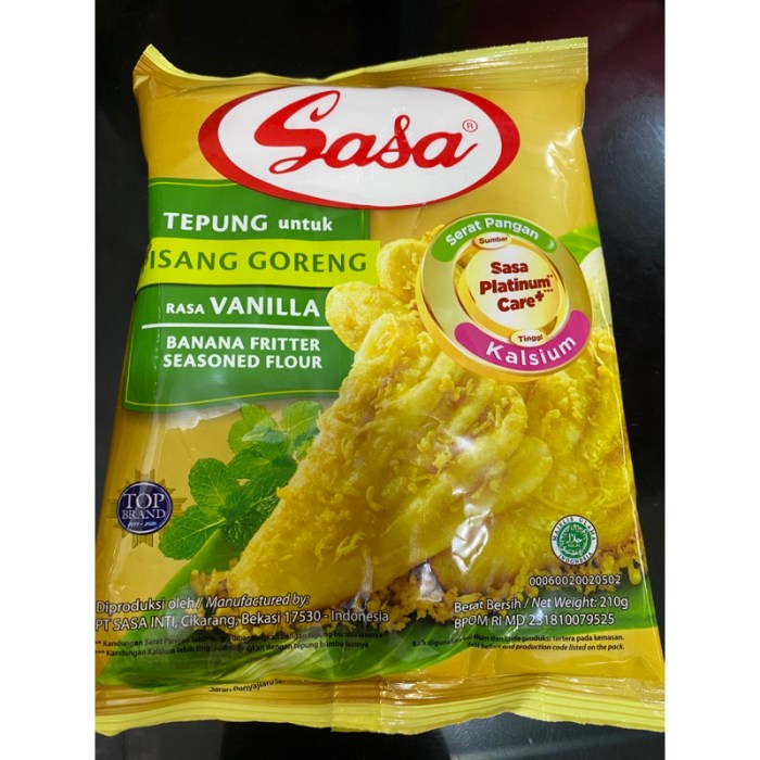 Tepung bumbu pisang goreng vanilla