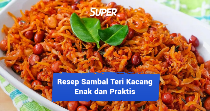 Sambel krecek teri kacang