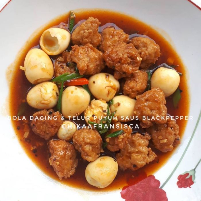 Bola daging cincang goreng