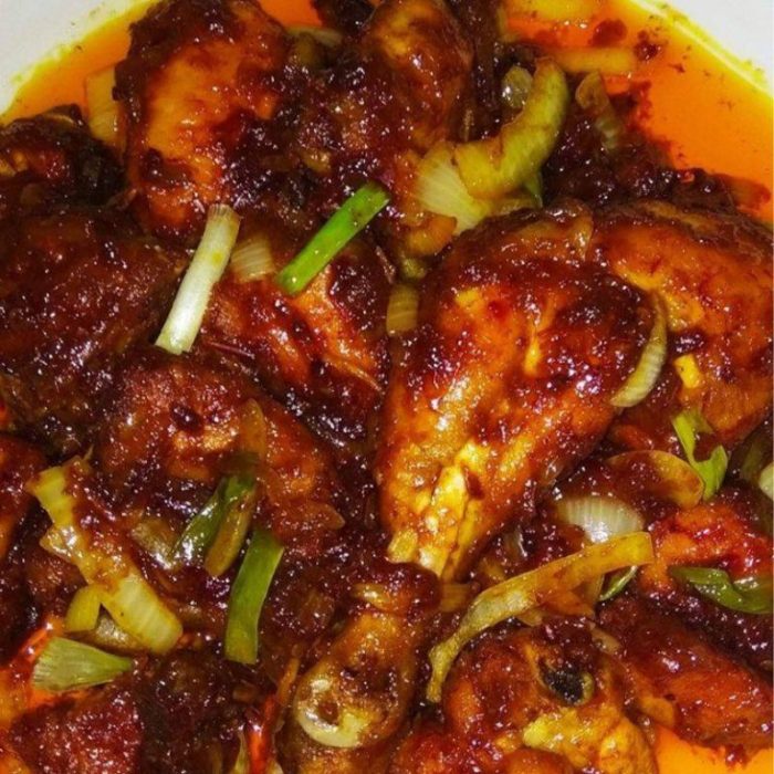 Ayam limau kering