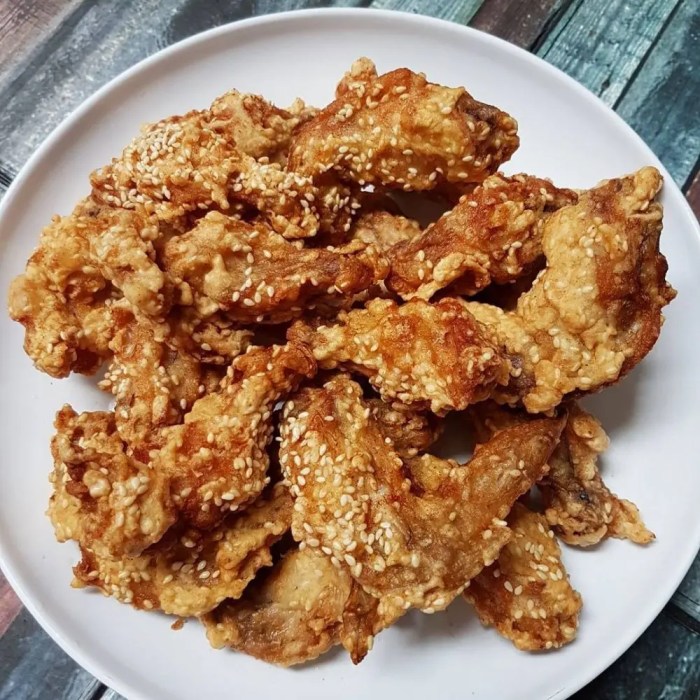 Sayap ayam madu wijen ala