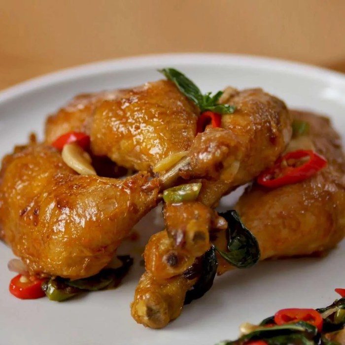 Ayam cabe bumbu kemangi