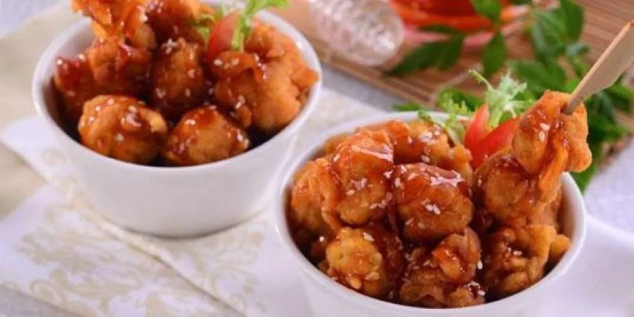 Spicy honey chicken