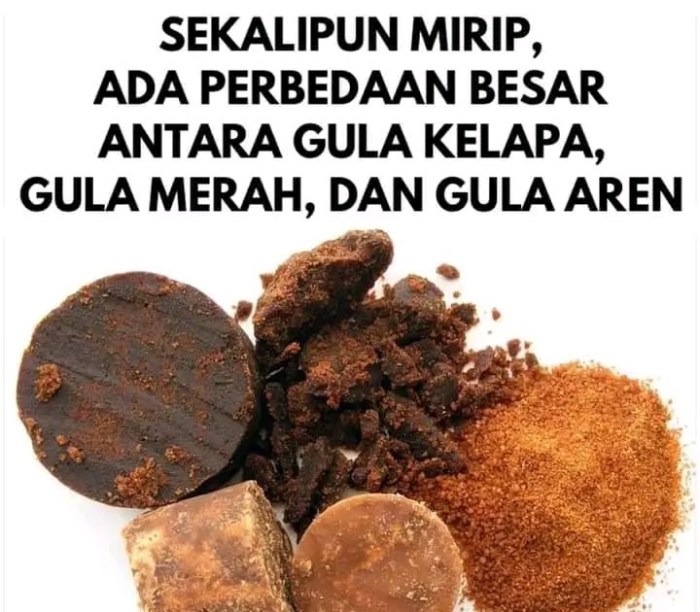 Jangan sampai tertukar ini dia perbedaan antara gula aren dan gula jawa