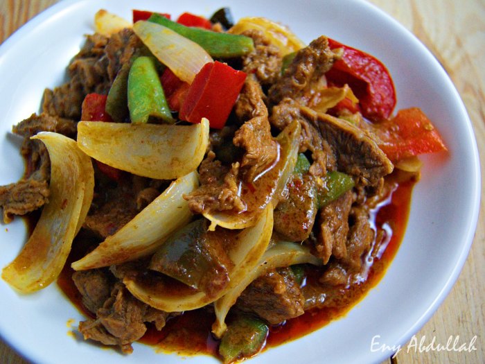 Daging pedas ala thailand