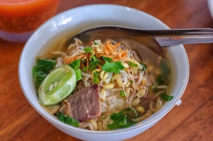 Soto seger daging sapi