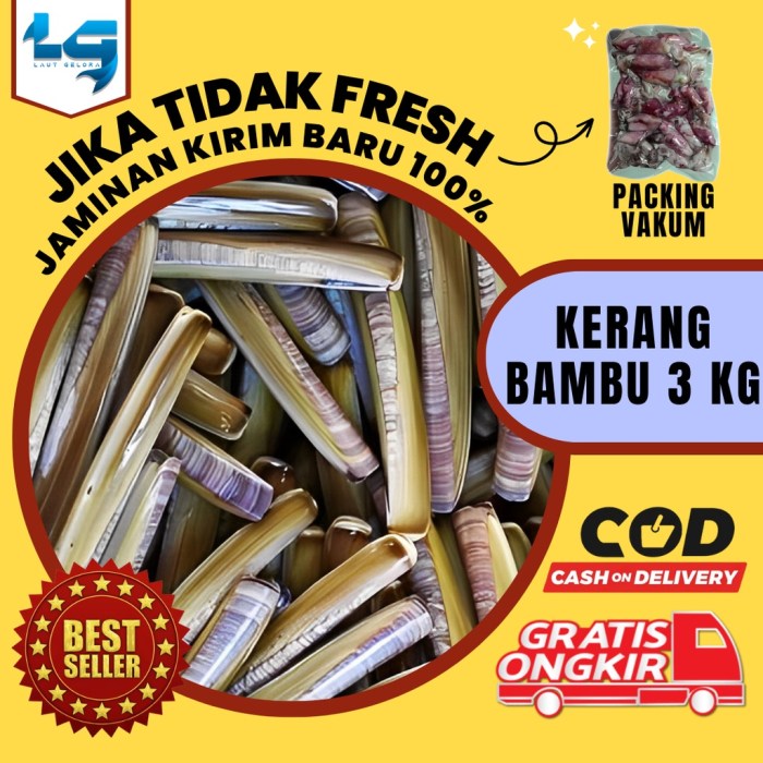 Kerang bambu pedas