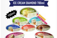 Es krim kelapa dengan cherry almond