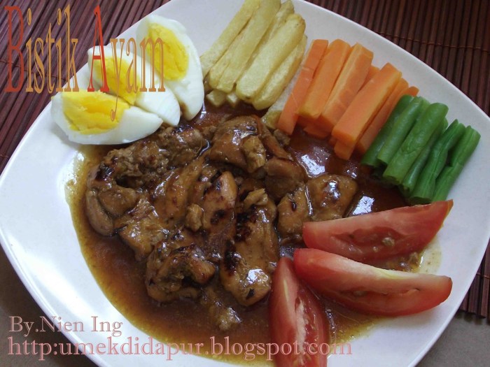 Bistik daging ala