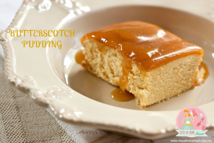 Butterscotch pudding