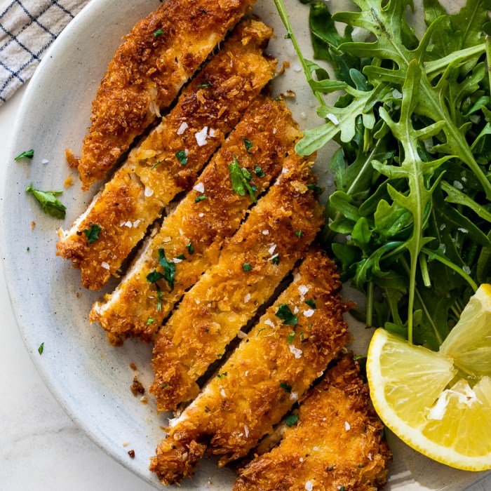 Chicken schnitzel