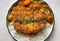 Chicken kiev katsu curry