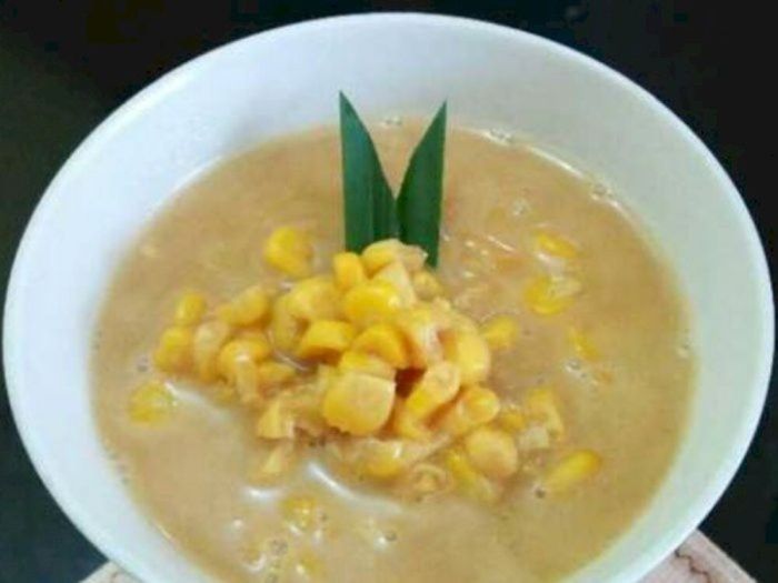 Bubur jagung keju