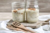 Banana coconut parfait