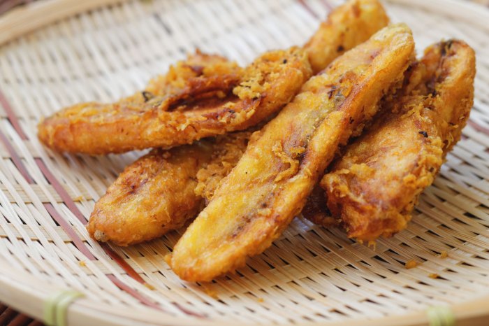 Pisang goreng salted caramel