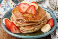 Chocolate banana pancake