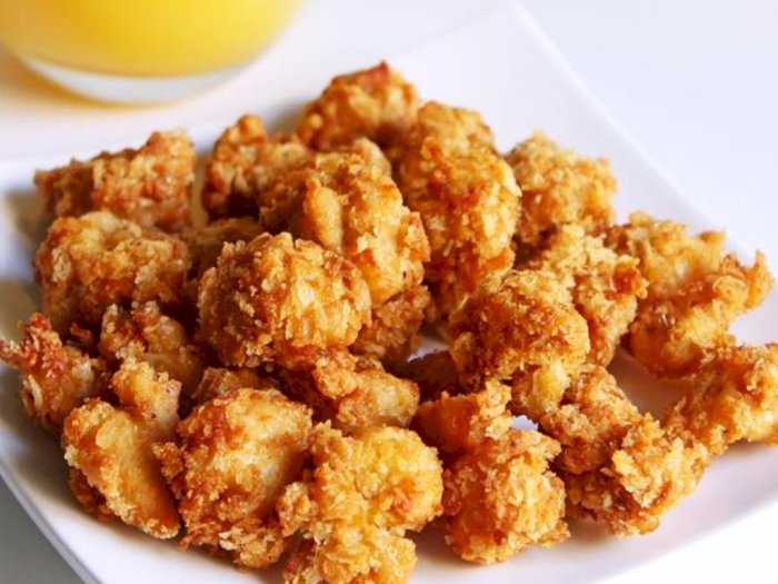 Ayam popcorn resep olahan membuat camilan lezat gurih siapa pun masak praktis