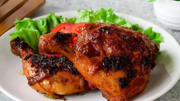 Ayam panggang bumbu rujak