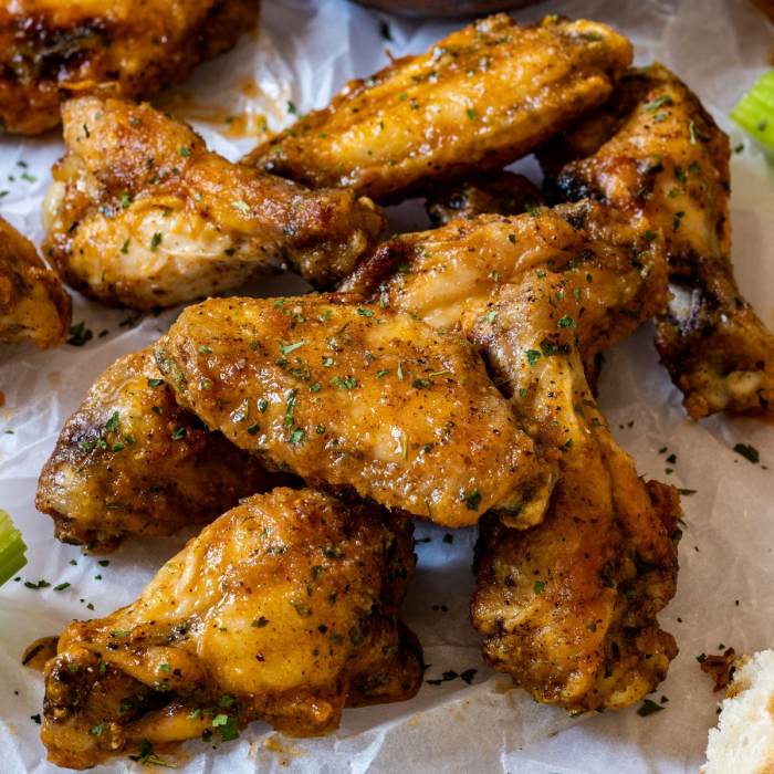 Parmesan chicken wings