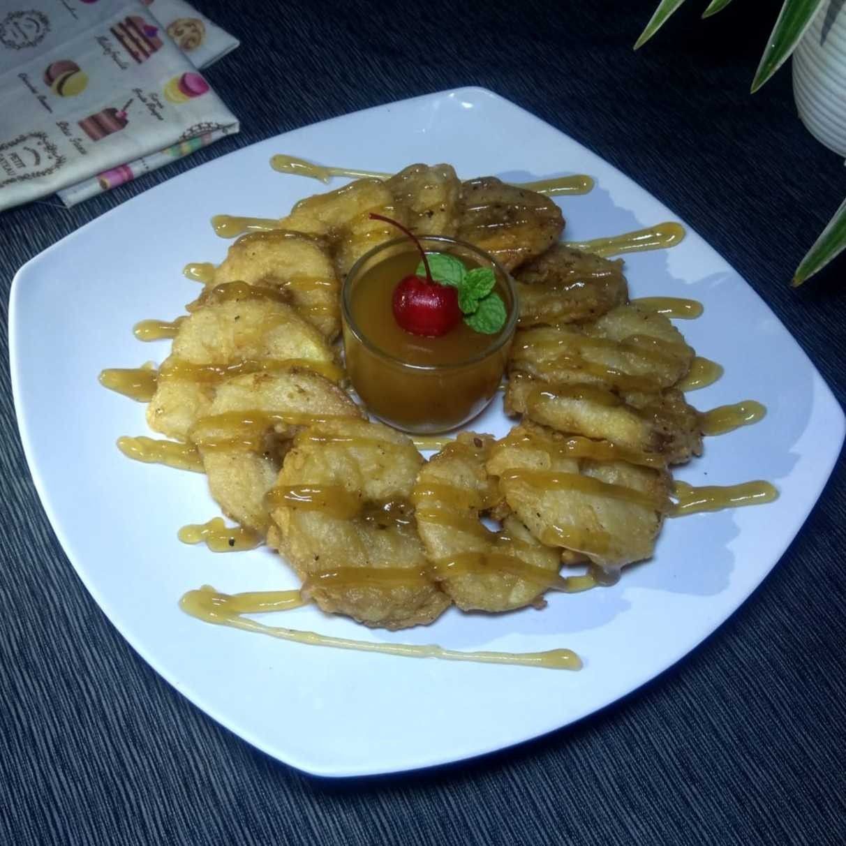 Apel keju goreng