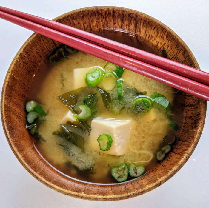 Miso soup food ingredients fermented super nutrition calories recipe what gluten contents healthjade