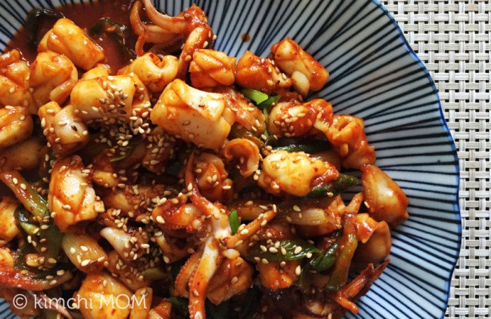 Squid spicy bokkeum fried stir share 볶음 오징어 reddit email twitter facebook