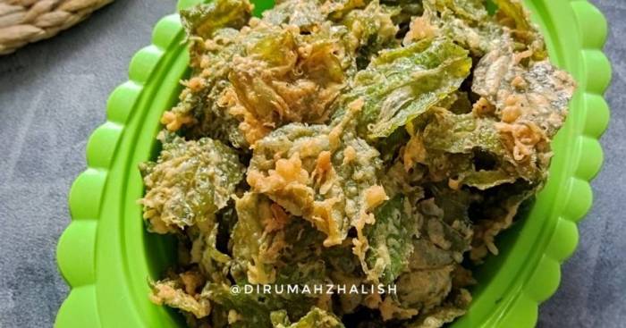 Bayam keripik kerupuk resep enak kemasan sayuran aneka sehat bikin sayur