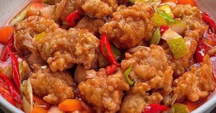 Manis ayam asam resep