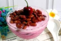 Merah kacang resep resepkoki santan segar kelapa minuman 1603 sajian