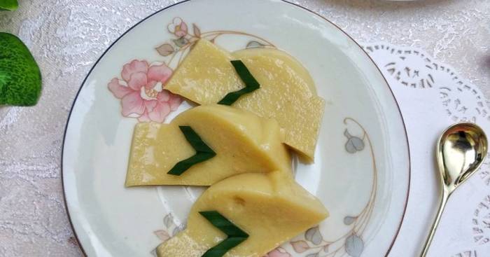 Puding nangka santan