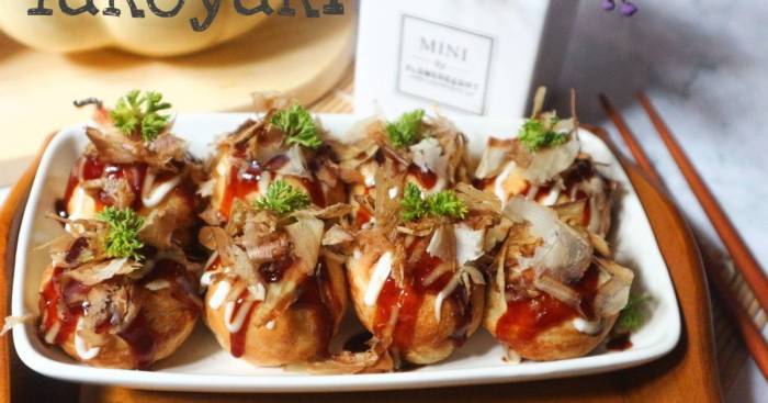 Takoyaki pizza ala