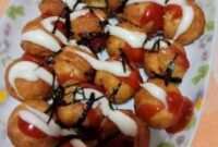 Takoyaki pizza ala