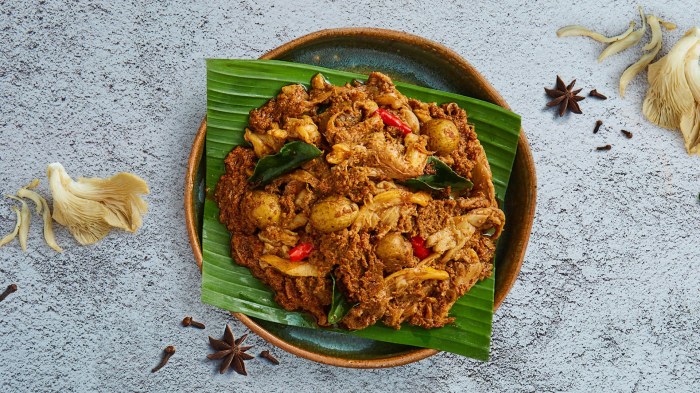 Rendang jamur