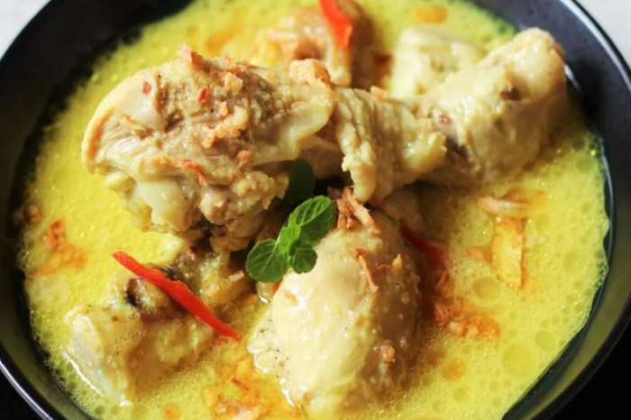 Opor ayam kemangi