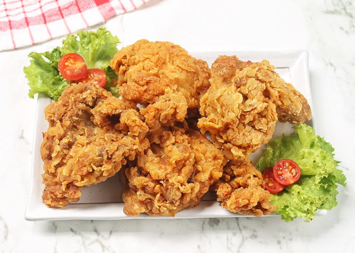 Ayam tepung goreng resep renyah