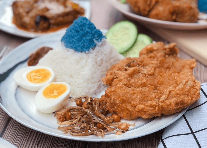 Nasi lemak makan ch