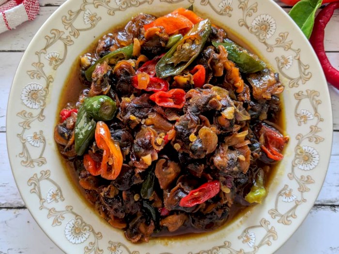 Sayur kerang pedas