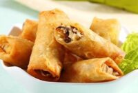 Lumpia goreng rendang