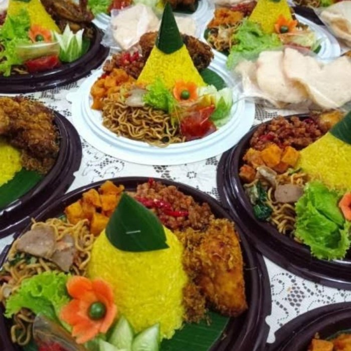 Tumpeng mini dirgahayu